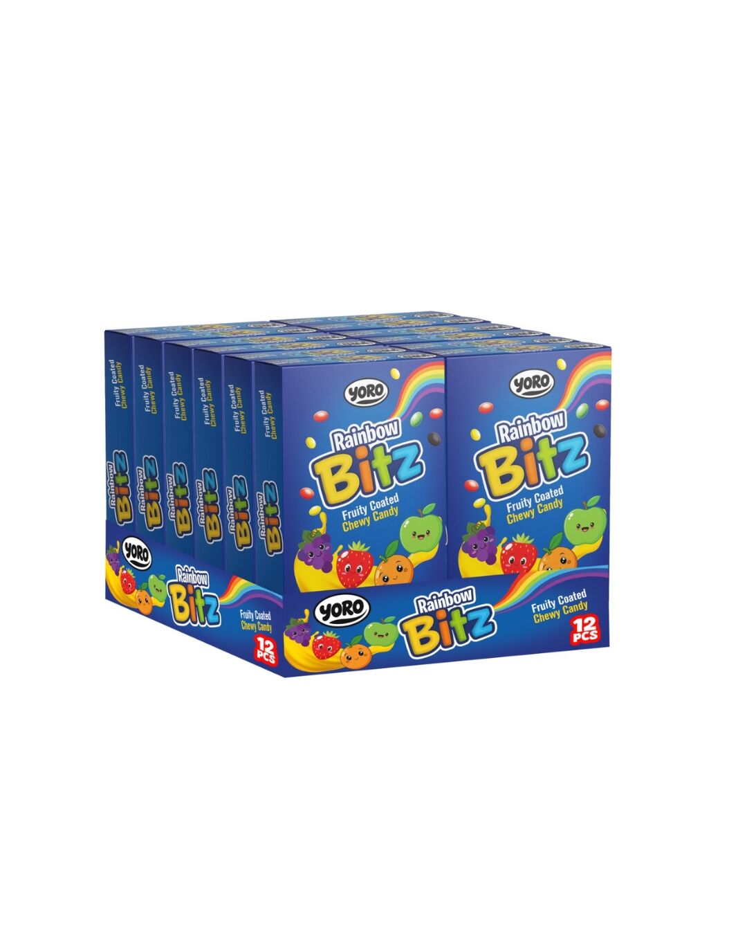Rainbow Bitz – Fruity Coated Chewy Candy - Image 3