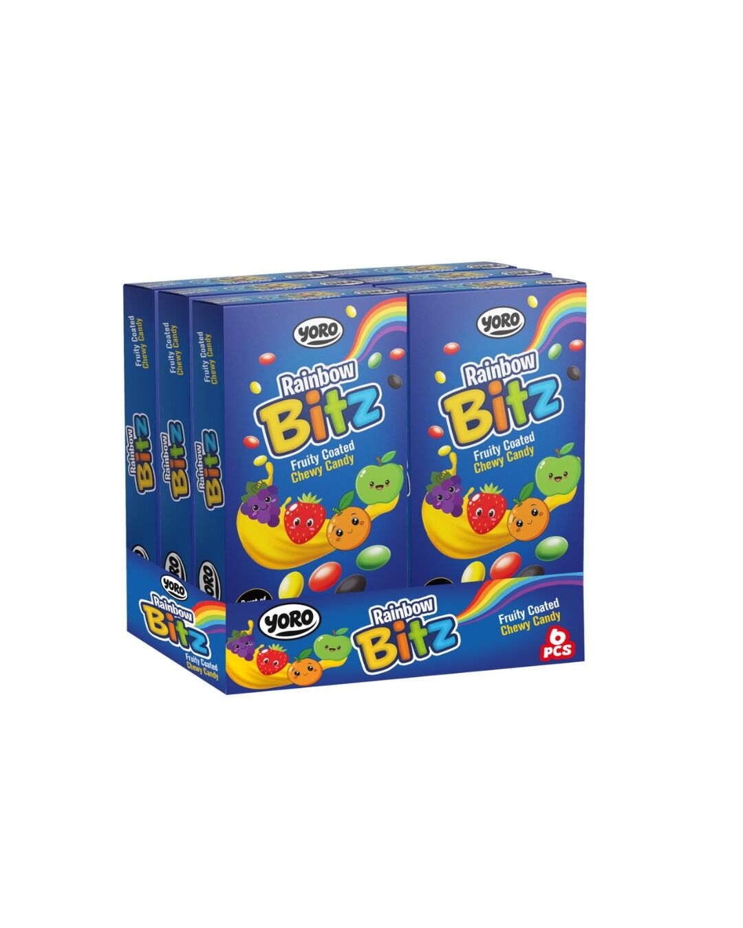 Rainbow Bitz – Fruity Coated Chewy Candy - Image 2