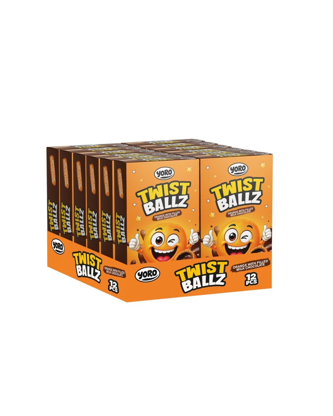 Twist Ballz – Orange Filled Milk Chocolate - Image 3